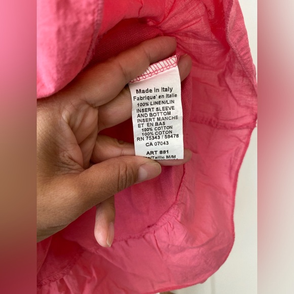 Terzo Millennio Women Pink Top Size Medium - Picture 6 of 6